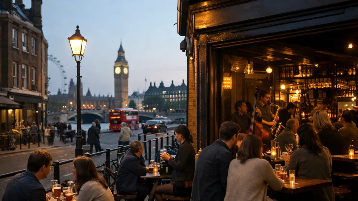 visuel secondaire sur Bar jazz Londres