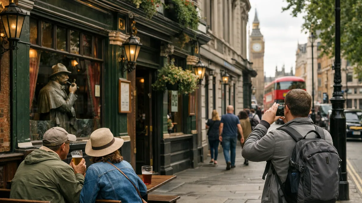 visuel secondaire sur Pub Sherlock Holmes Londres
