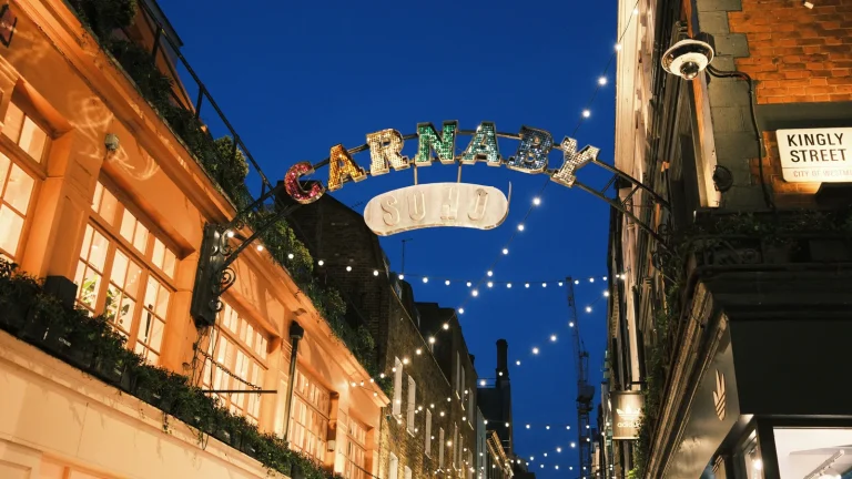 Vue de Londres pour Carnaby Street Londres