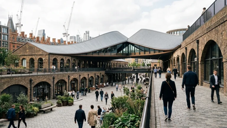 Vue de Londres pour Coal Drops Yard