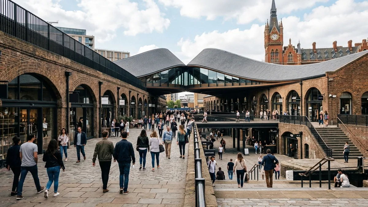 Vue de Londres pour Coal Drops Yard