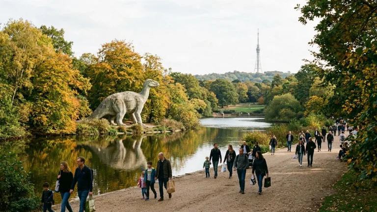 Vue de Londres pour Crystal Palace Park