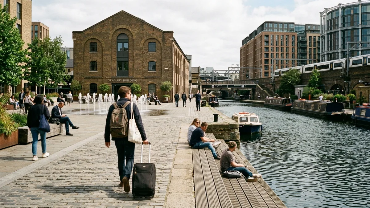 Vue de Londres pour Granary Square Londres