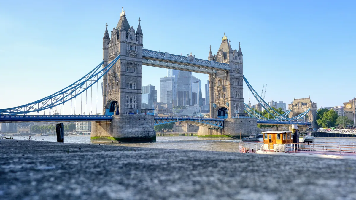 Vue de Londres pour HMS Belfast Londres