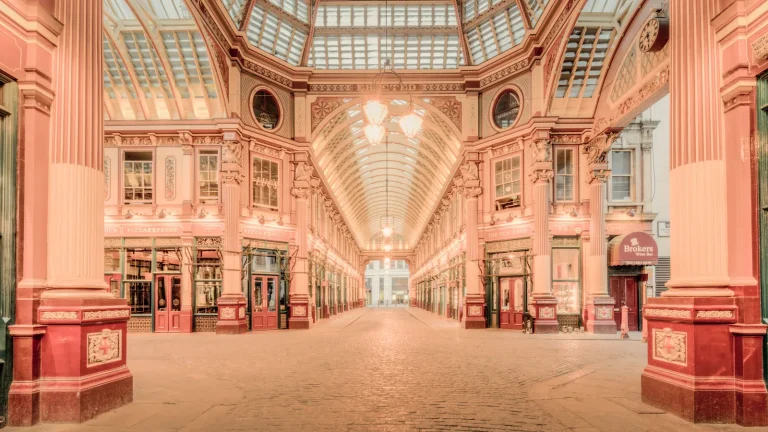 Vue de Londres pour Leadenhall Market Londres