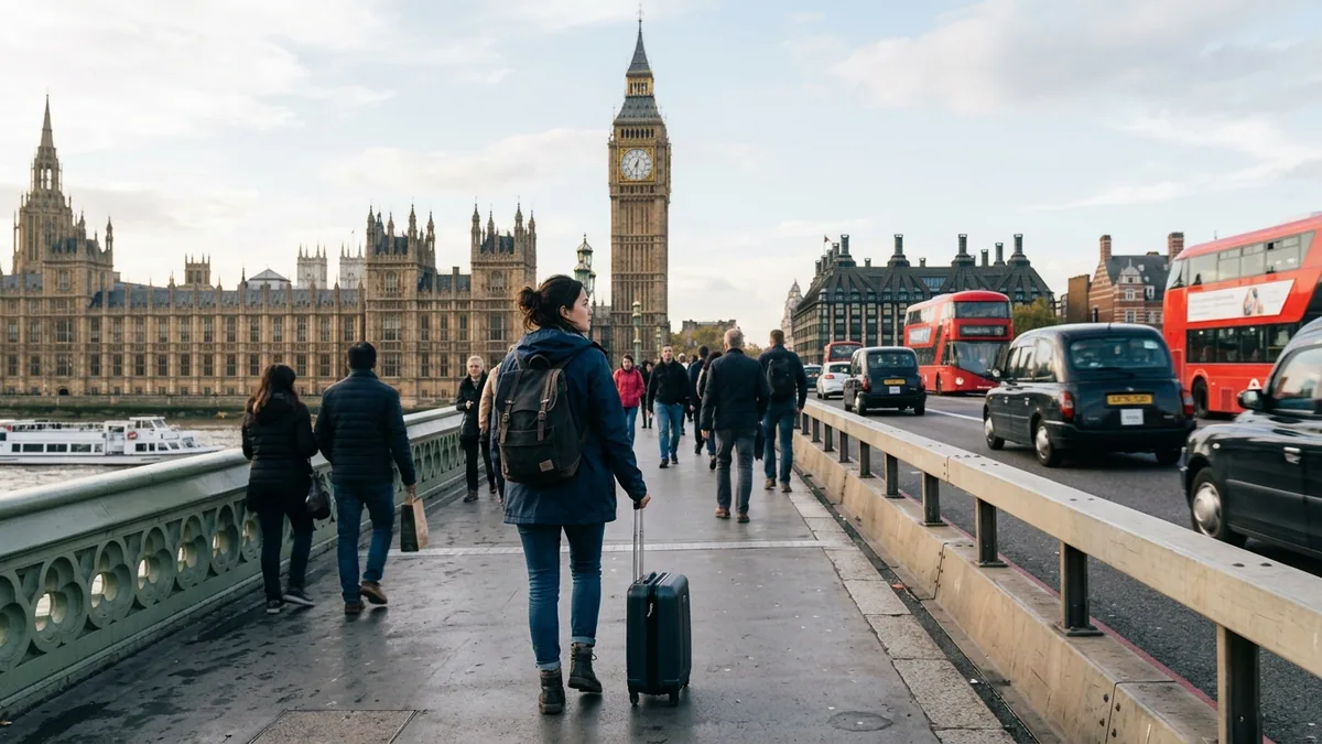 Vue de Londres pour départ tardif Londres