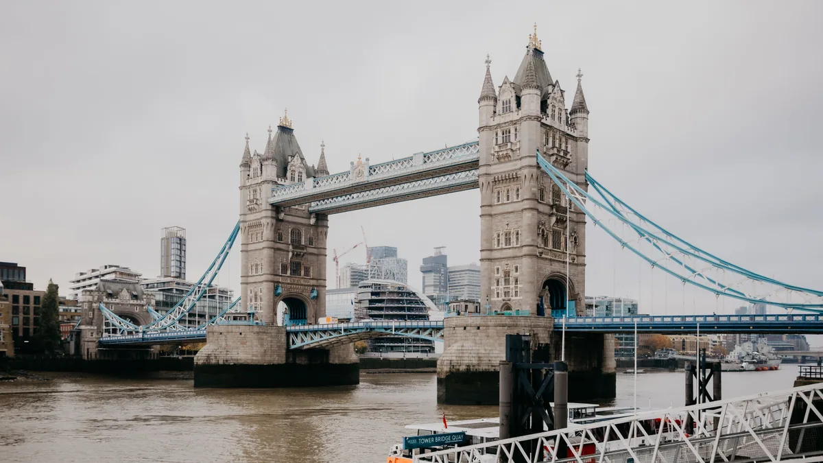 Vue de Londres pour Londres entre amis