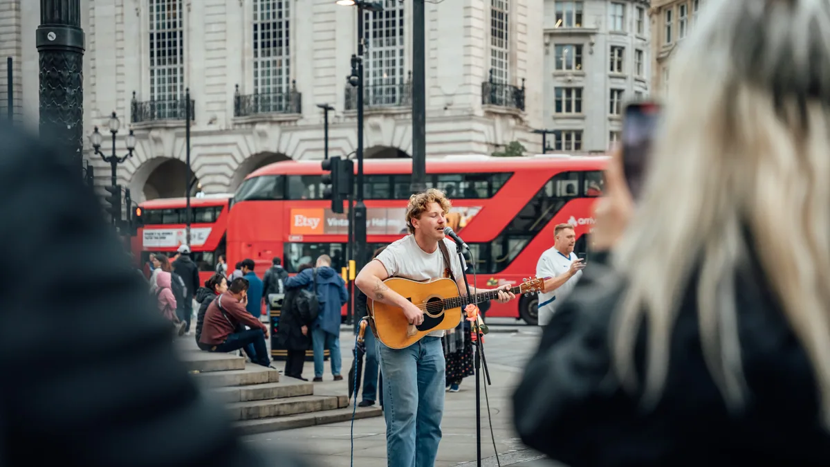 Vue de Londres pour musique live Londres