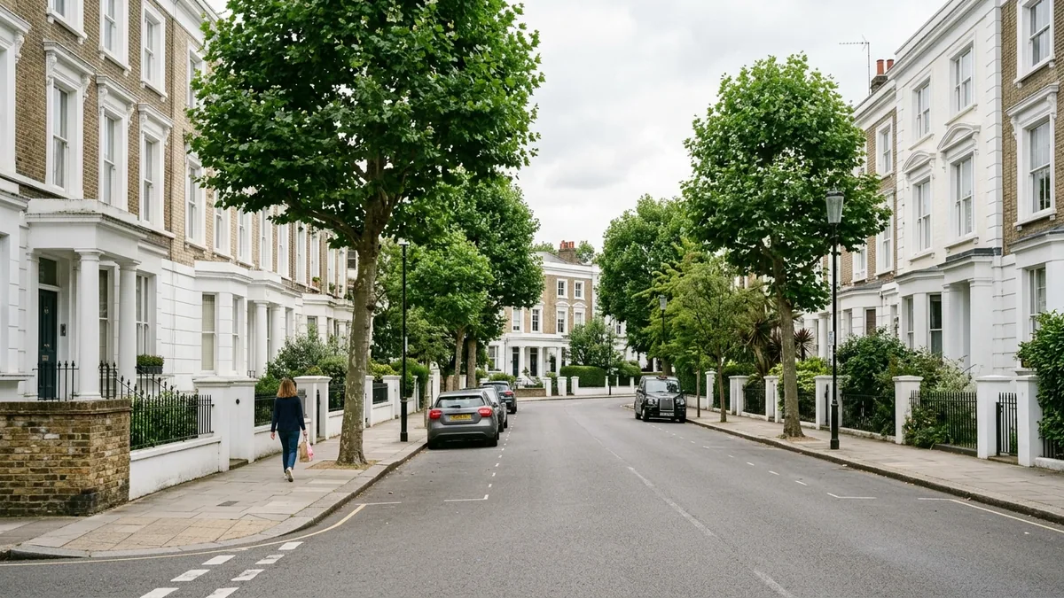 Vue de Londres pour Maida Vale Londres
