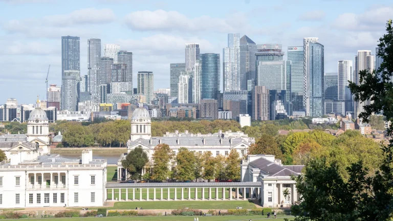 Vue de Londres pour Queen’s House Greenwich