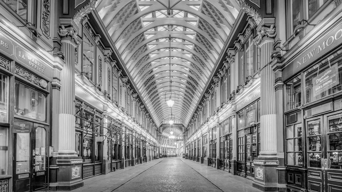 Scène de restaurant ou marché alimentaire à Londres pour Sunday roast Londres